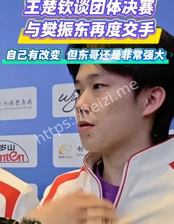 王楚钦打趣樊振东