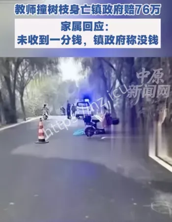 教师撞树枝身亡
